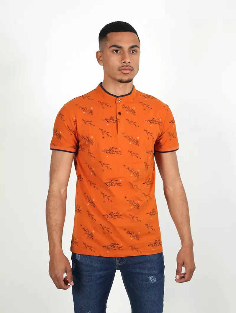 Polo manches courtes imprimé